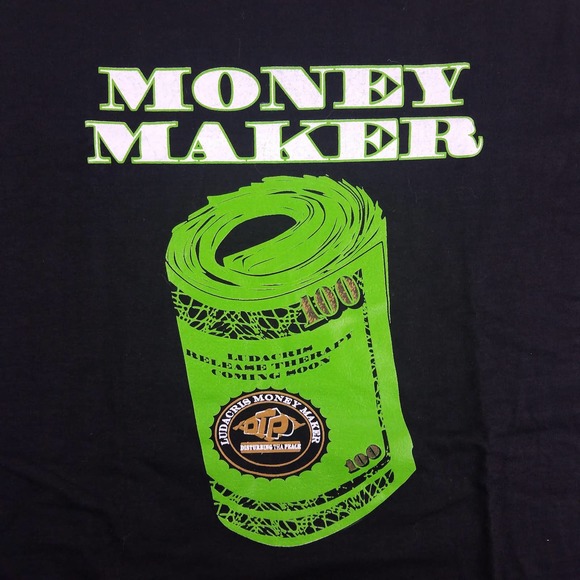 Vintage 2000s Ludacris Pharrell Money Maker Release Therapy DTP Def Jam Rap Tee - Picture 2 of 7